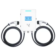 עמדת טעינה 2 כבלים 22KW